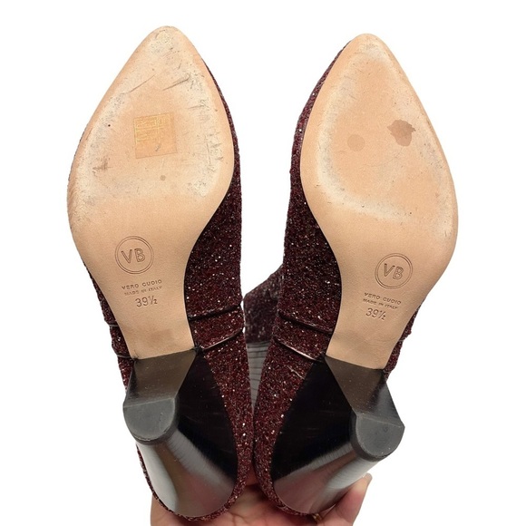 Veronica Beard Bennett Crushed Glitter Booties - Picture 5 of 9
